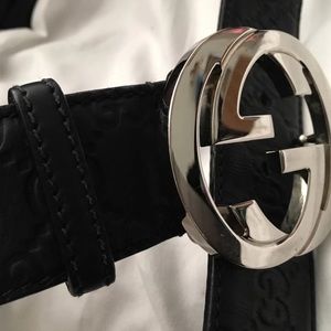 Men’s Black Gucci Belt